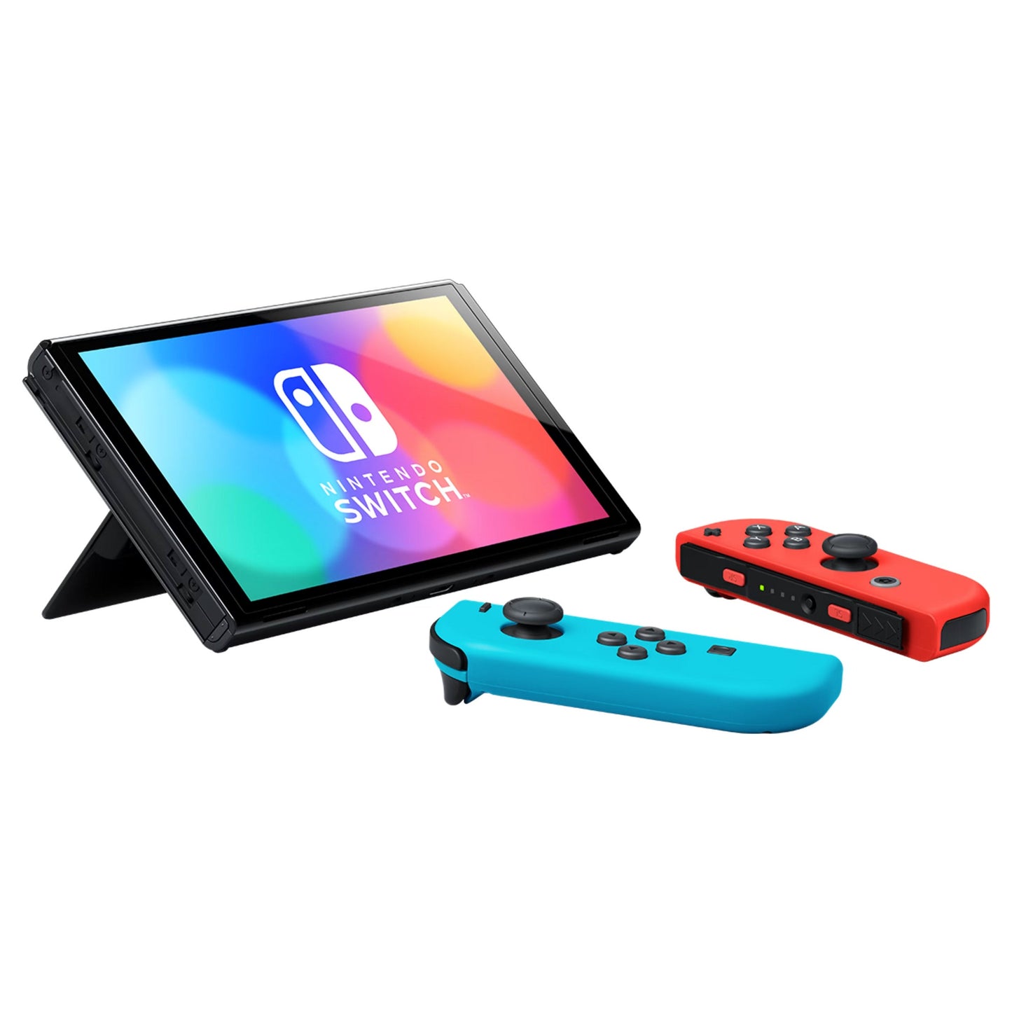 Nintendo Switch OLED Model | Color Rojo Neón / Azul Neón - Multimax