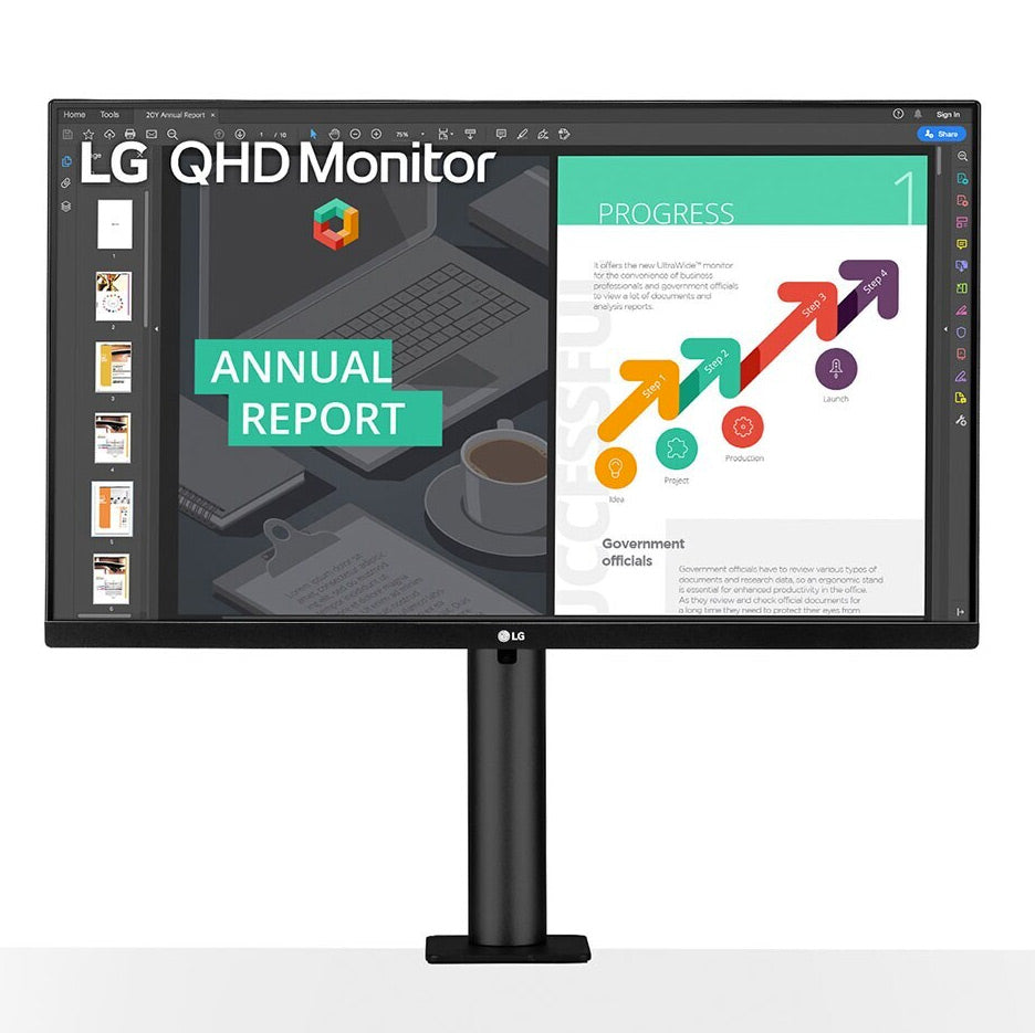 Monitor Quad HD de 27" LG 27QN880-B | 2560 x 1440 | IPS | HDMI | DisplayPort | USB-C - Multimax