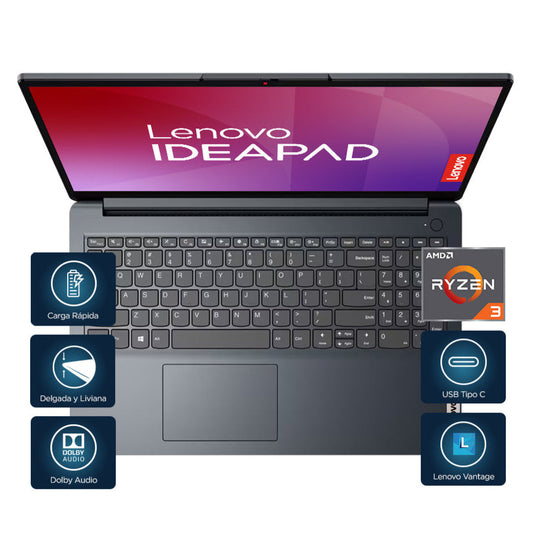 Lenovo Ideapad 1 15AMN7 | AMD Ryzen 3 7320U | 8GB RAM | 512GB SSD | 15.6" | Windows 11