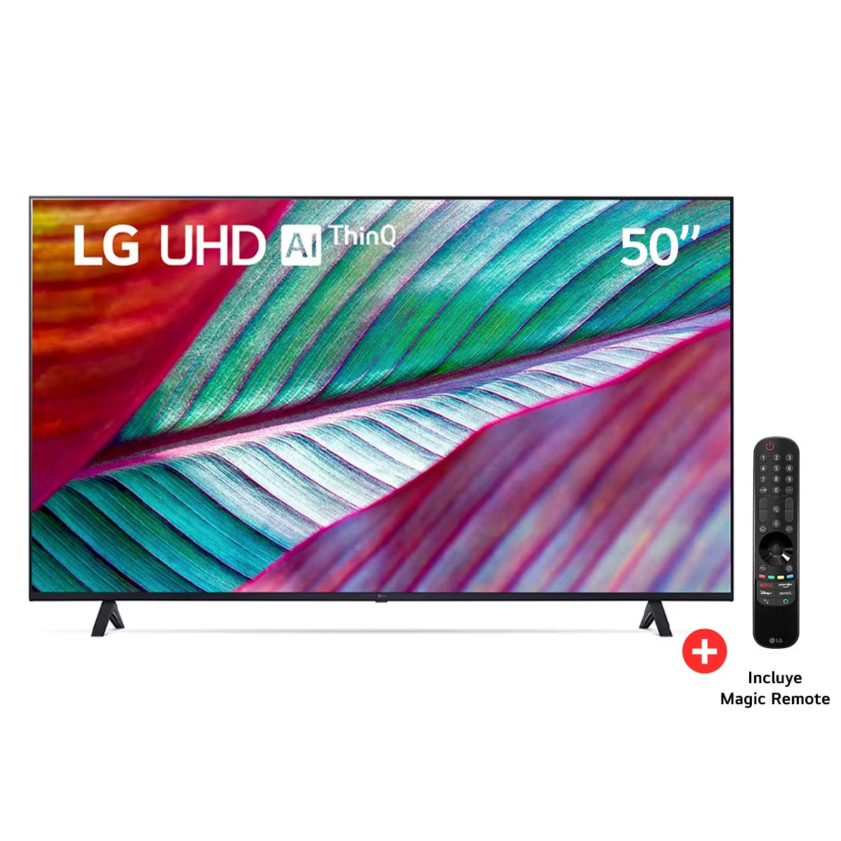 Televisor UHD de 50" LG 50UR8750PSA | 4K | HDMI | USB | Wi-Fi | Bluetooth | DVB-T + Incluye Magic Remote - Multimax