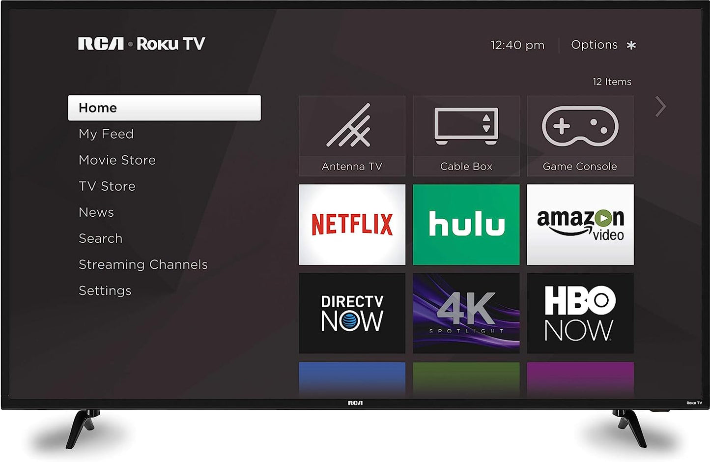 Televisor LED Smart de 55" RCA RC55RKV1 | RokuTV | 4K | HDMI | USB | Wi-Fi | Bluetooth - Multimax
