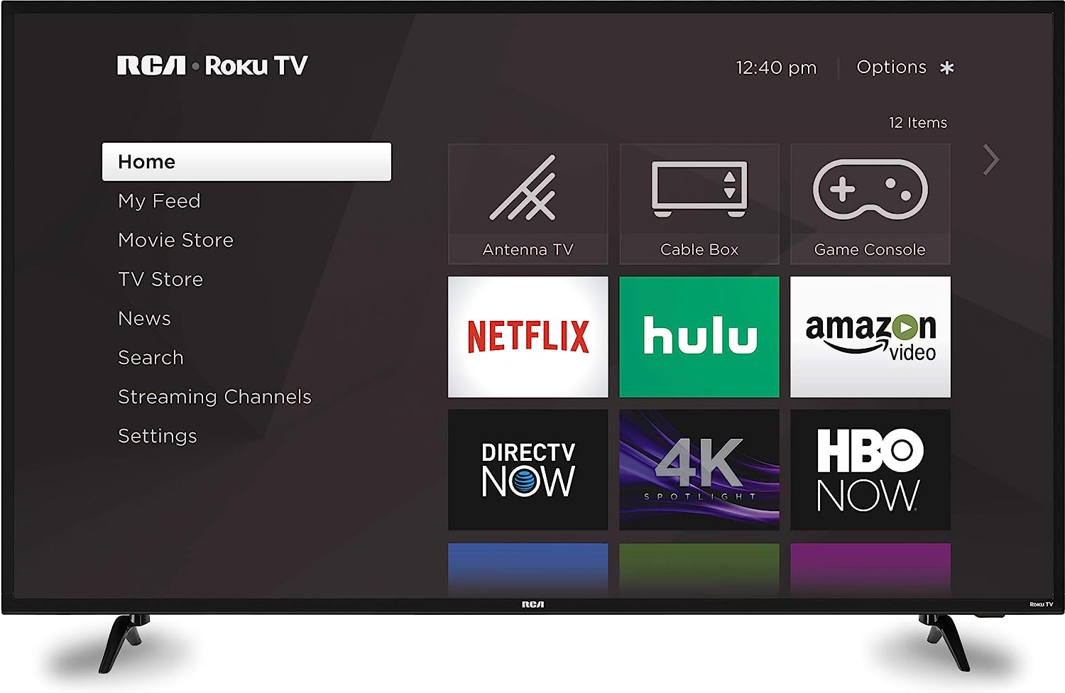 Televisor LED Smart de 55" RCA RC55RKV1 | RokuTV | 4K | HDMI | USB | Wi-Fi | Bluetooth - Multimax